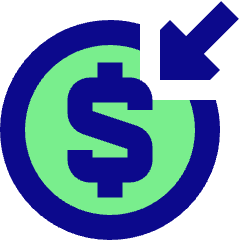 Income Money Icon from Sharp Pop Set