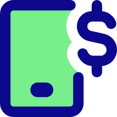 Mobile Payment Icon from Core Pop Set