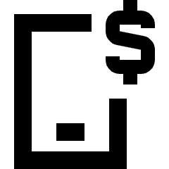 Mobile Payment Icon from Sharp Solid Set