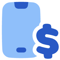 Mobile Payment Icon from Plump Flat Set