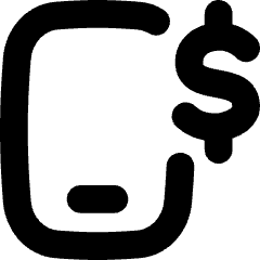 Mobile Payment Icon from Flex Solid Set