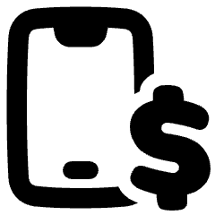 Mobile Payment Icon from Plump Solid Set