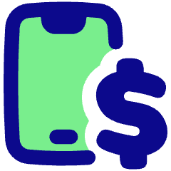 Mobile Payment Icon from Plump Pop Set