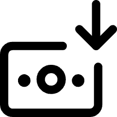 Money Incoming Profit Icon from Core Line Set