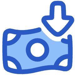 Money Incoming Profit Icon from Plump Duo Set