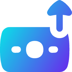 Money Outgoing Expense Icon from Flex Gradient Set