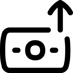 Money Outgoing Expense Icon from Flex Line Set