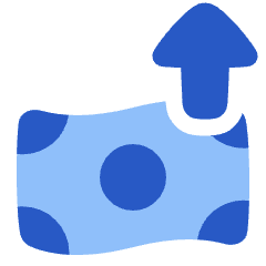 Money Outgoing Expense Icon from Plump Flat Set