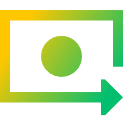 Money Payroll Icon from Sharp Gradient Set