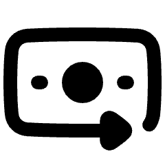 Money Payroll Icon from Plump Solid Set