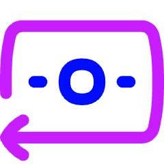 Money Refund Cashback Icon from Flex Neon Set