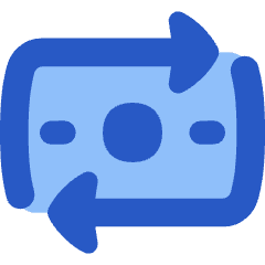 Money Transfer Icon from Flex Flat Set