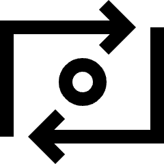 Money Transfer Icon from Sharp Line Set