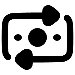 Money Transfer Icon from Plump Remix Set