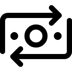 Money Transfer Icon from Core Line Set