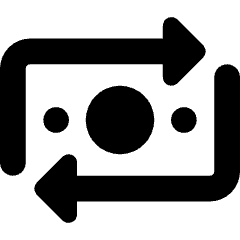 Money Transfer Icon from Core Solid Set