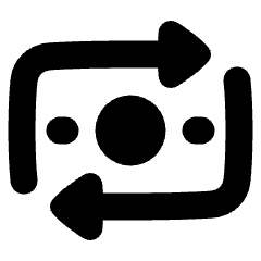 Money Transfer Icon from Plump Solid Set