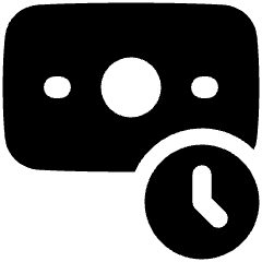 Payment History Icon from Plump Solid Set