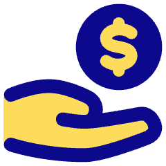 Share Coin Dollar Icon from Plump Pop Set