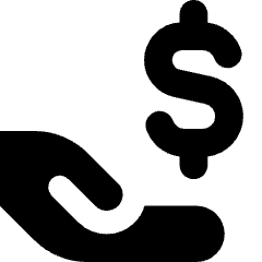 Share Money Dollar Icon from Core Solid Set