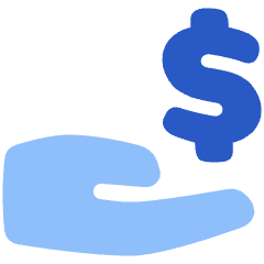 Share Money Dollar Icon from Plump Flat Set