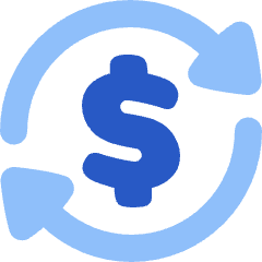 Subscription Cashflow Icon from Plump Flat Set