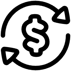 Subscription Cashflow Icon from Plump Line Set
