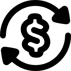 Subscription Cashflow Icon from Plump Remix Set