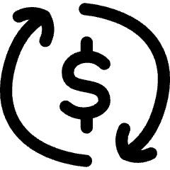 Subscription Cashflow Icon from Flex Line Set