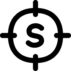 Target Dollar Icon from Flex Line Set