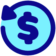 Transaction Refund Cashback Icon from Plump Pop Set