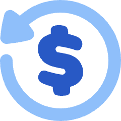 Transaction Refund Cashback Icon from Plump Flat Set
