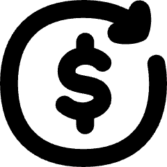 Transaction Repeat Recurring Icon from Flex Solid Set