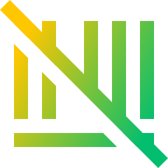 Bar Code Disable Icon from Sharp Gradient Set