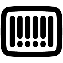 Bar Code Icon from Plump Remix Set