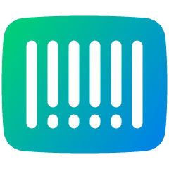 Bar Code Icon from Plump Gradient Set