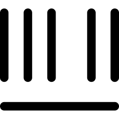 Bar Code Icon from Flex Line Set