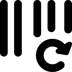 Bar Code Refresh Icon from Core Solid Set