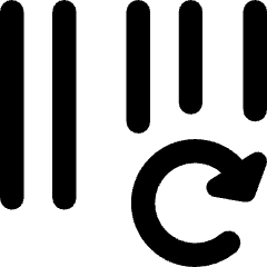 Bar Code Refresh Icon from Core Remix Set