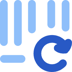 Bar Code Refresh Icon from Flex Flat Set
