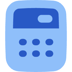 Calculator 1 Icon from Flex Flat Set