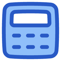 Calculator 1 Icon from Plump Duo Set