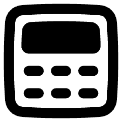 Calculator 1 Icon from Plump Remix Set