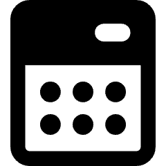 Calculator 1 Icon from Core Remix Set