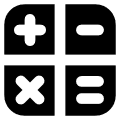 Calculator 2 Icon from Core Solid Set