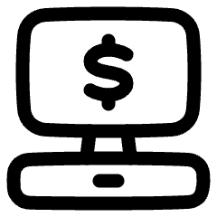 Cashier Machine 2 Icon from Plump Line Set