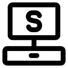 Cashier Machine 2 Icon from Core Line Set