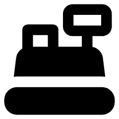 Cashier Icon from Core Solid Set