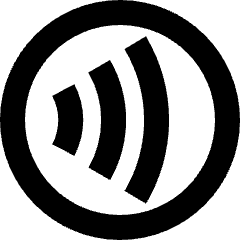 Contactless Payment Icon from Sharp Remix Set