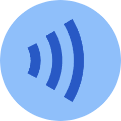 Contactless Payment Icon from Sharp Flat Set